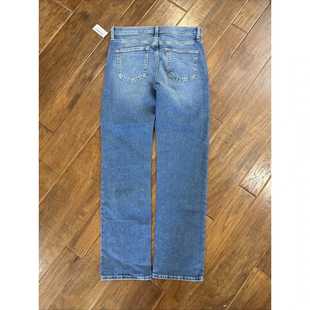 NEW Old Navy Denim Straight Leg Jeans Built In Stretch Casual Kids Boys 14 NWT